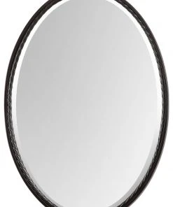 DECOR Uttermost Casalina Oil Rubbed Bronze Oval Mirror