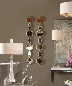 DECOR Uttermost Vizela Metal Mirrors Set/2