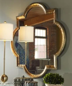 Uttermost Lourosa Gold Mirror