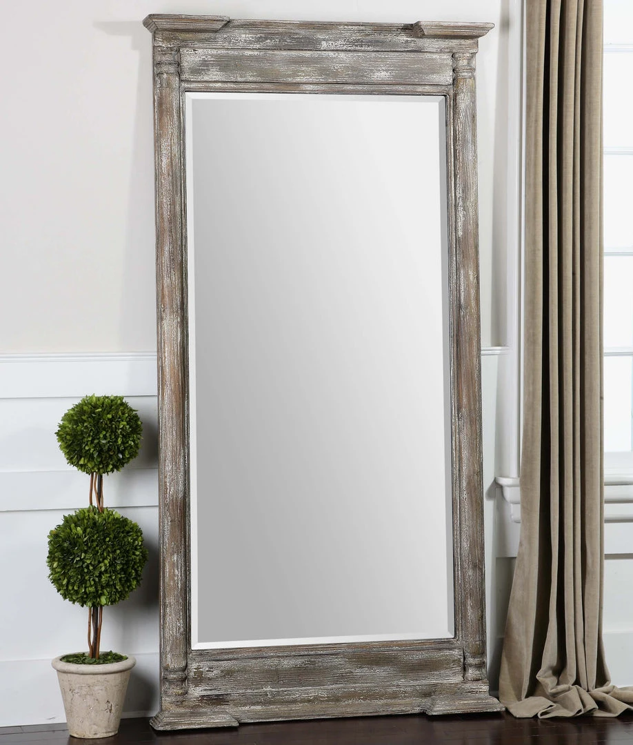 Uttermost Valcellina Wooden Leaner Mirror 4 Uttermost Valcellina Wooden Leaner Mirror