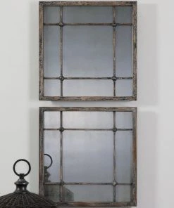 Uttermost Saragano Square Mirrors Set/2 DECOR