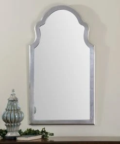Uttermost Brayden Arched Silver Mirror DECOR
