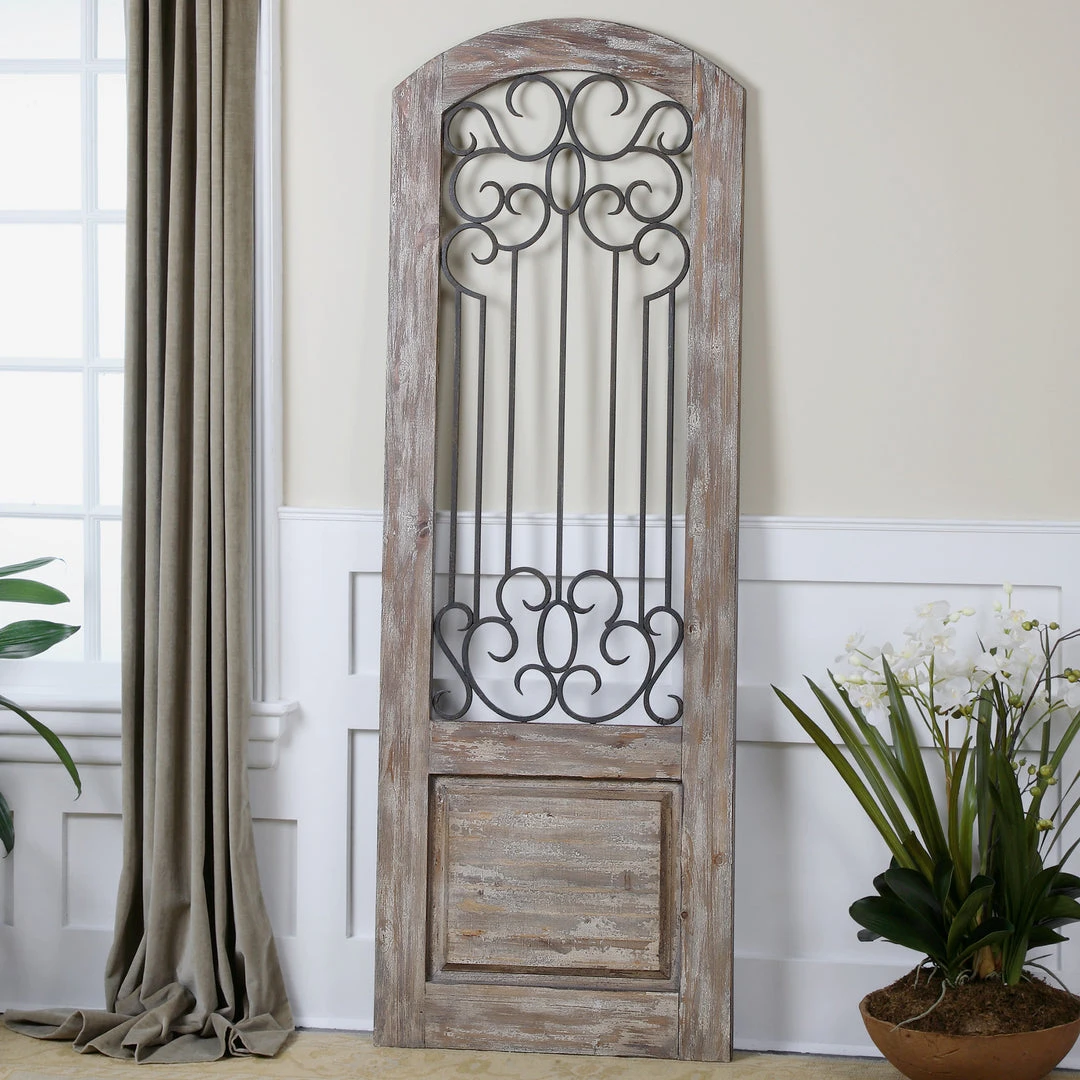 Uttermost Mulino Distressed Wall Panel 4 Uttermost Mulino Distressed Wall Panel