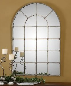 Uttermost Barwell Arch Window Mirror