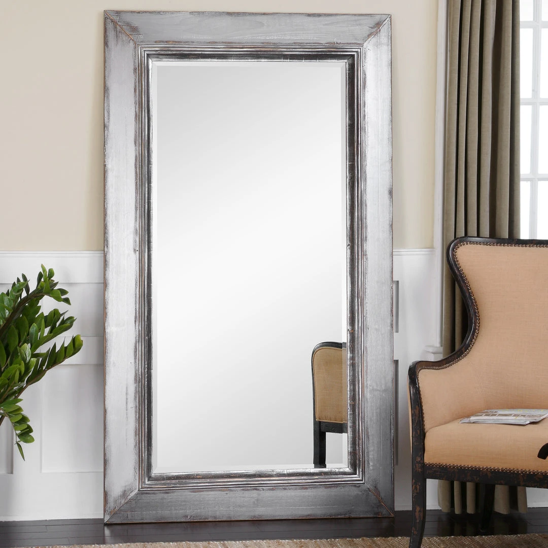 Uttermost Lucanus Oversized Silver Mirror DECOR 4 Uttermost Lucanus Oversized Silver Mirror DECOR