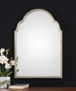 Uttermost Brayden Petite Silver Arch Mirror