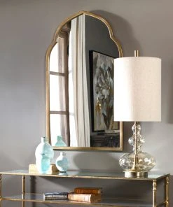 Uttermost Kenitra Gold Arch Mirror