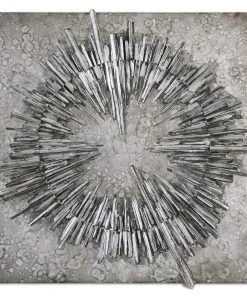 DECOR Uttermost Nebulus Silver Wall Art