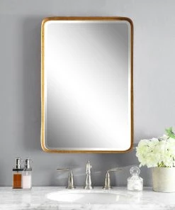 Uttermost Crofton Antique Gold Mirror
