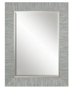 Uttermost Belaya Gray Wood Mirror