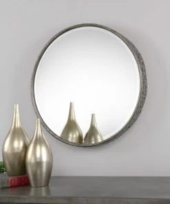 Uttermost Nova Round Metal Mirror