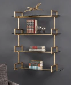 Uttermost Auley Gold Wall Shelf 5 Uttermost Auley Gold Wall Shelf