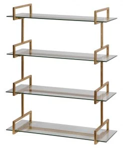 Uttermost Auley Gold Wall Shelf