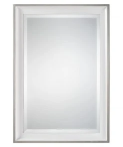 Uttermost Lahvahn White Silver Mirror DECOR