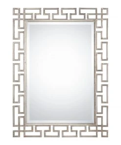DECOR Uttermost Agata Silver Mirror