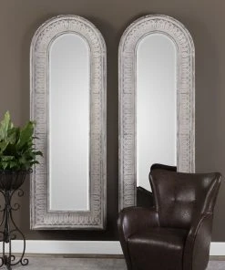 Uttermost Argenton Aged Gray Arch Mirror 10 Uttermost Argenton Aged Gray Arch Mirror