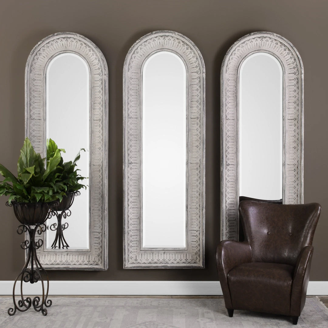 Uttermost Argenton Aged Gray Arch Mirror 4 Uttermost Argenton Aged Gray Arch Mirror