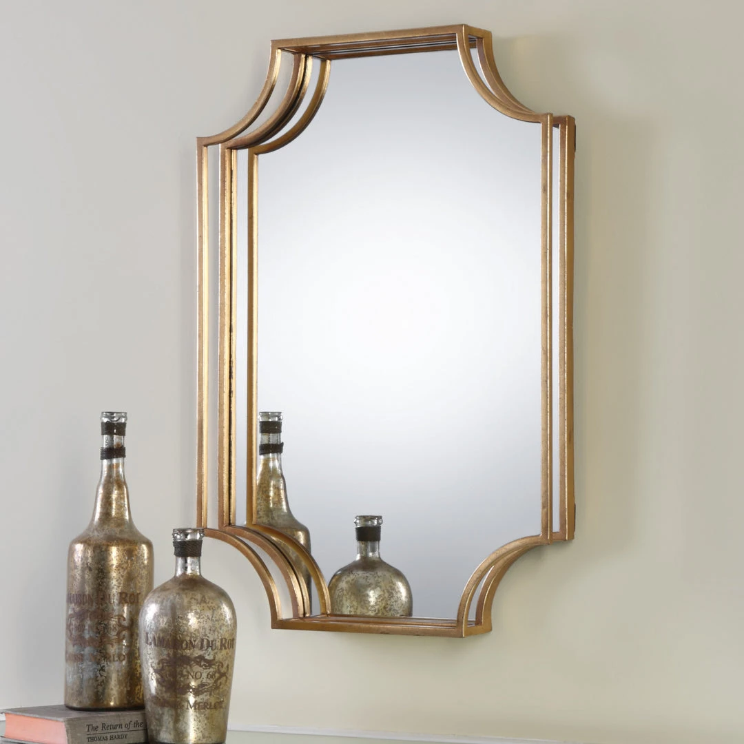 Uttermost Lindee Gold Wall Mirror DECOR 4 Uttermost Lindee Gold Wall Mirror DECOR
