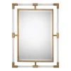 Uttermost Balkan Modern Gold Wall Mirror DECOR 2 Uttermost Balkan Modern Gold Wall Mirror DECOR