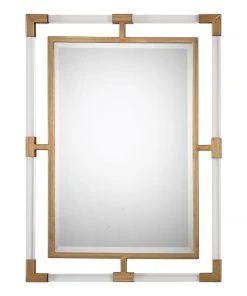Uttermost Balkan Modern Gold Wall Mirror DECOR