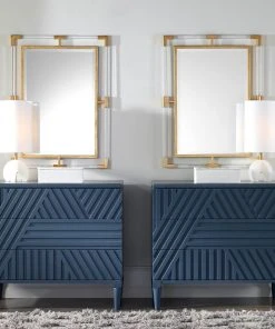 Uttermost Balkan Modern Gold Wall Mirror DECOR 6 Uttermost Balkan Modern Gold Wall Mirror DECOR