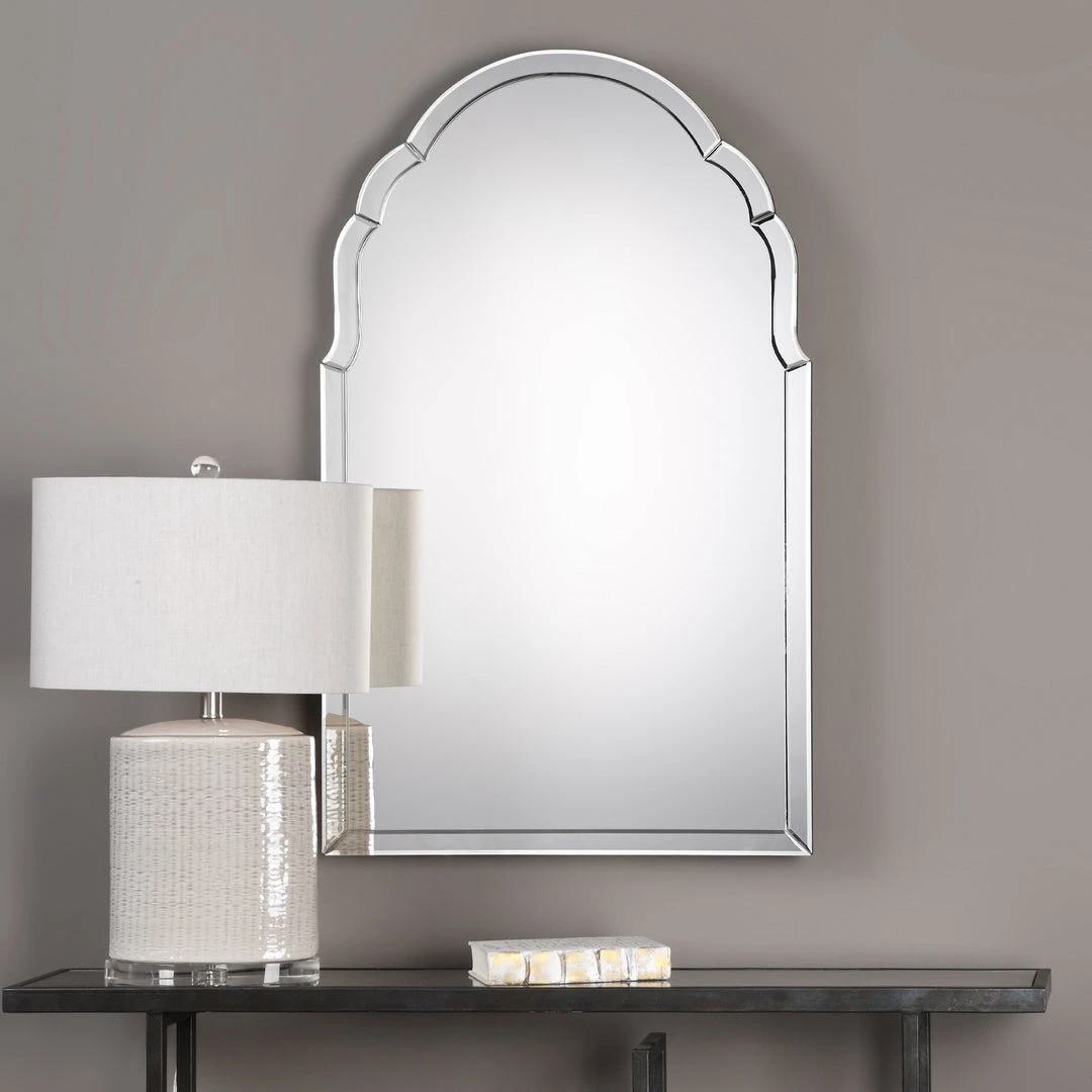 Uttermost Brayden Frameless Arched Mirror 6 Uttermost Brayden Frameless Arched Mirror