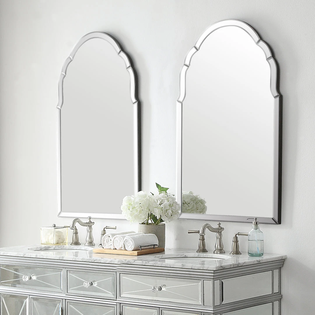 Uttermost Brayden Frameless Arched Mirror 5 Uttermost Brayden Frameless Arched Mirror