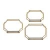 Uttermost Lindee Gold Wall Shelves S/3 DECOR 2 Uttermost Lindee Gold Wall Shelves S/3 DECOR