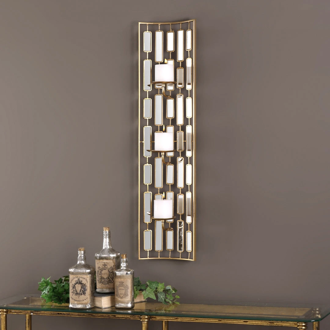 All Lighting Uttermost Loire Mirrored Wall Sconce 4 All Lighting Uttermost Loire Mirrored Wall Sconce