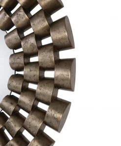 Uttermost Taurion Silver Leaf Round Mirror DECOR