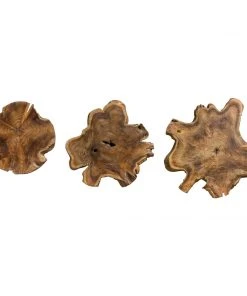 DECOR Uttermost Kalani Teak Wall Art Set/3