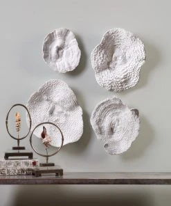 DECOR Uttermost Sea Coral Wall Art S/4