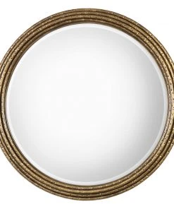 Uttermost Spera Round Gold Mirror DECOR