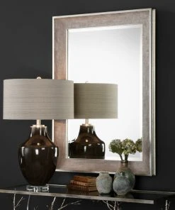 DECOR Uttermost Corrado Textured Gray Mirror 9 DECOR Uttermost Corrado Textured Gray Mirror