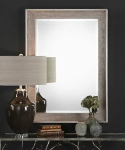 DECOR Uttermost Corrado Textured Gray Mirror 8 DECOR Uttermost Corrado Textured Gray Mirror