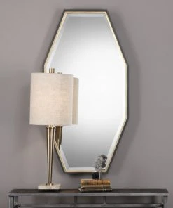 DECOR Uttermost Savion Gold Octagon Mirror 8 DECOR Uttermost Savion Gold Octagon Mirror