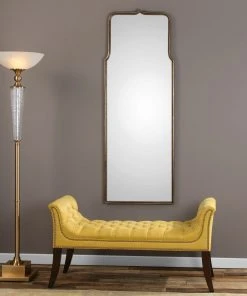 Uttermost Adelasia Antiqued Gold Mirror DECOR