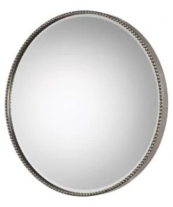 Uttermost Stefania Beaded Round Mirror