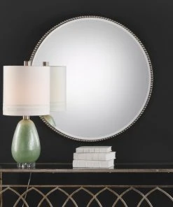 Uttermost Stefania Beaded Round Mirror