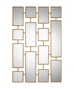 Uttermost Kennon Forged Gold Rectangles Mirror