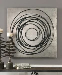DECOR Uttermost Whirlwind Iron Coils Wall Art