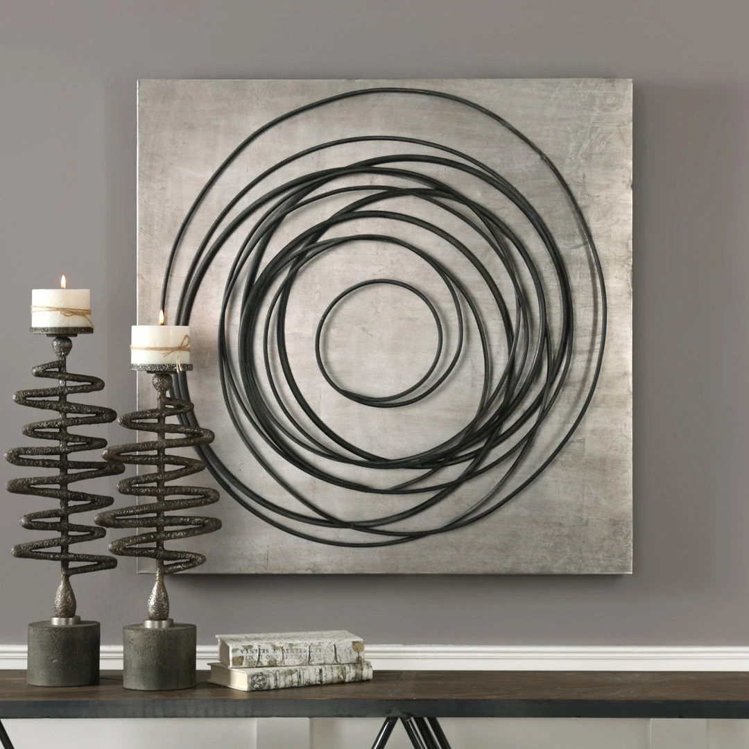 DECOR Uttermost Whirlwind Iron Coils Wall Art 4 DECOR Uttermost Whirlwind Iron Coils Wall Art