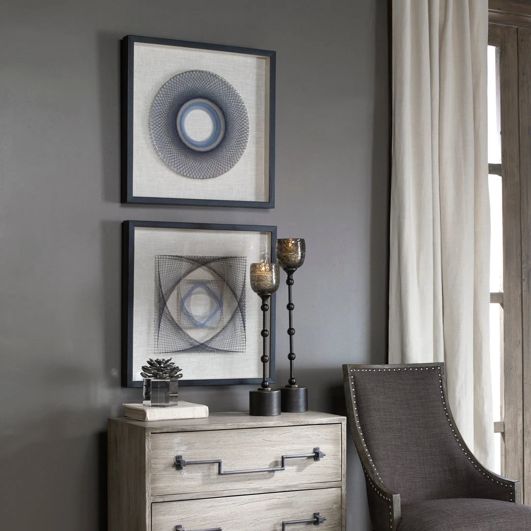 DECOR Uttermost String Duet Geometric Art S/2 4 DECOR Uttermost String Duet Geometric Art S/2