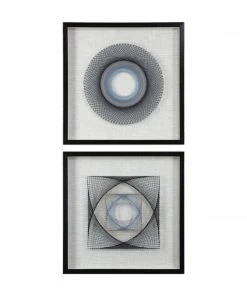 DECOR Uttermost String Duet Geometric Art S/2