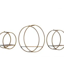 Uttermost Ellison Drum Cage Shelves S/3 DECOR