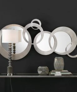 DECOR Uttermost Odiana Silver Rings Modern Mirror