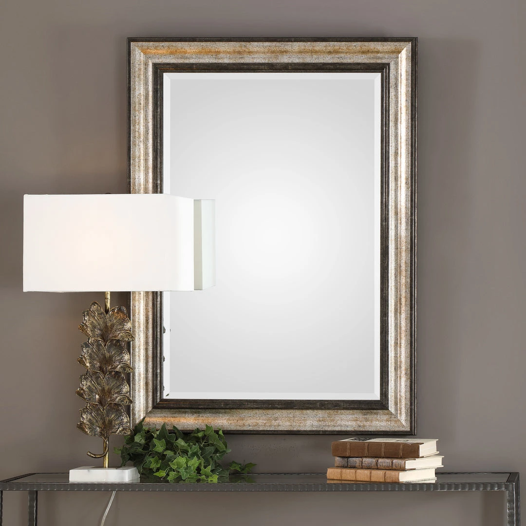 DECOR Uttermost Shefford Antiqued Silver Mirror 4 DECOR Uttermost Shefford Antiqued Silver Mirror