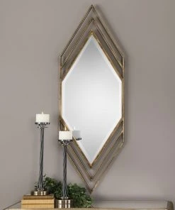 Uttermost Javon Chevron Mirror 6 Uttermost Javon Chevron Mirror