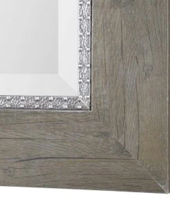 DECOR Uttermost Sheyenne Rustic Wood Mirror