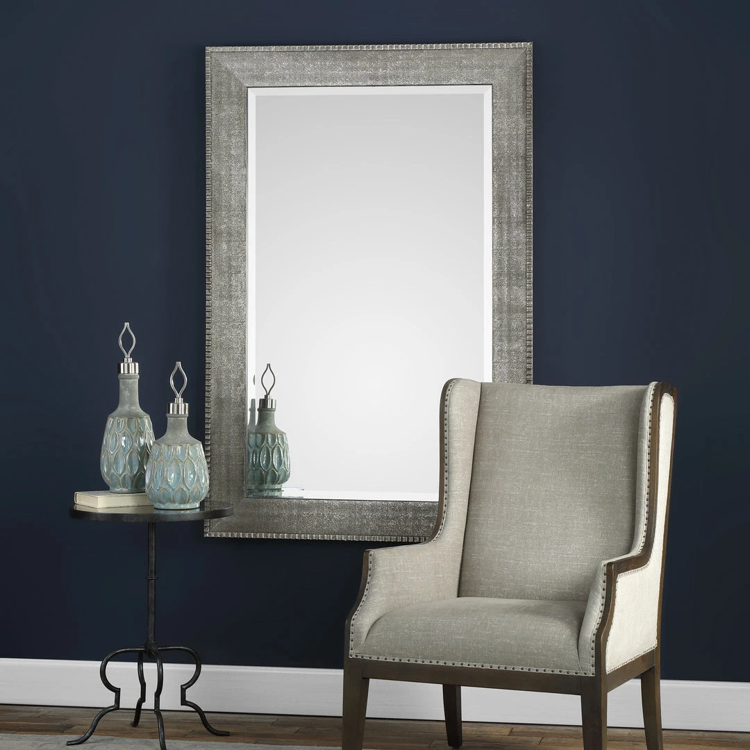 DECOR Uttermost Leiston Metallic Silver Mirror 4 DECOR Uttermost Leiston Metallic Silver Mirror
